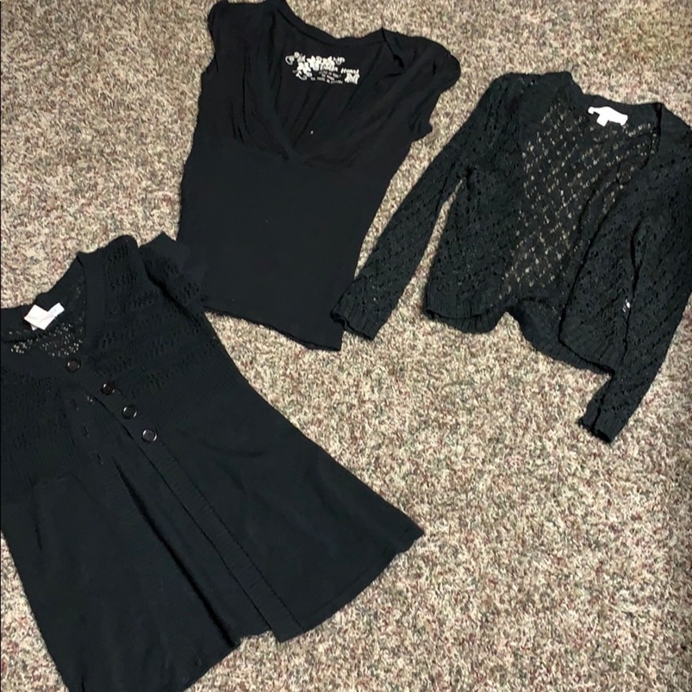 Three dress shirts